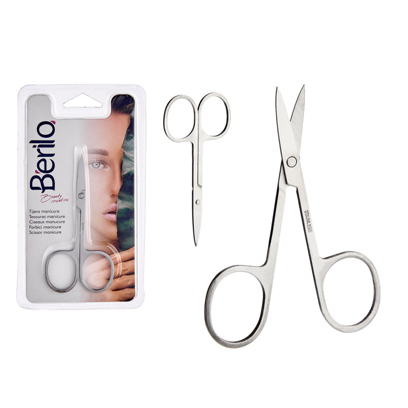 TESOURA MANICURA PRATEADA