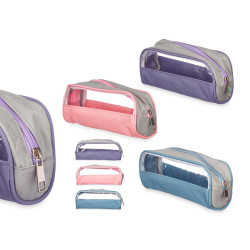 TROUSSE EN TOILE TRANSPARENT ASSORT 3
