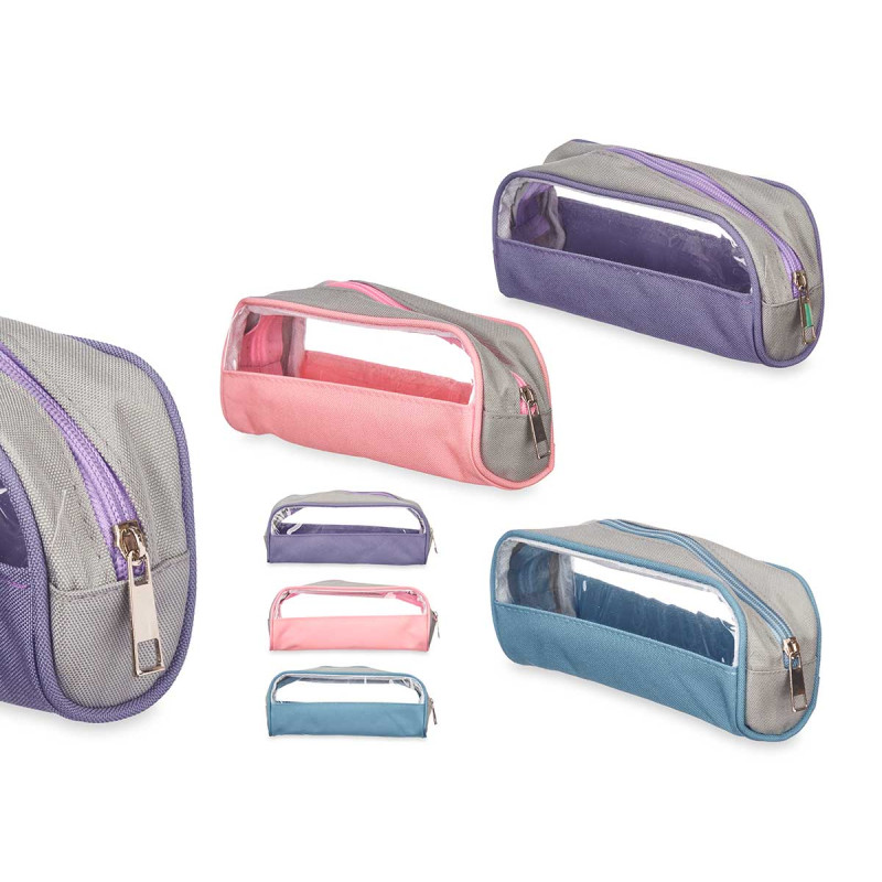 TROUSSE EN TOILE TRANSPARENT ASSORT 3
