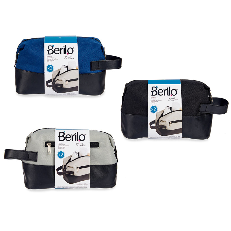 NECESSAIRE COM FECHO CORES ESCURAS SORT 3