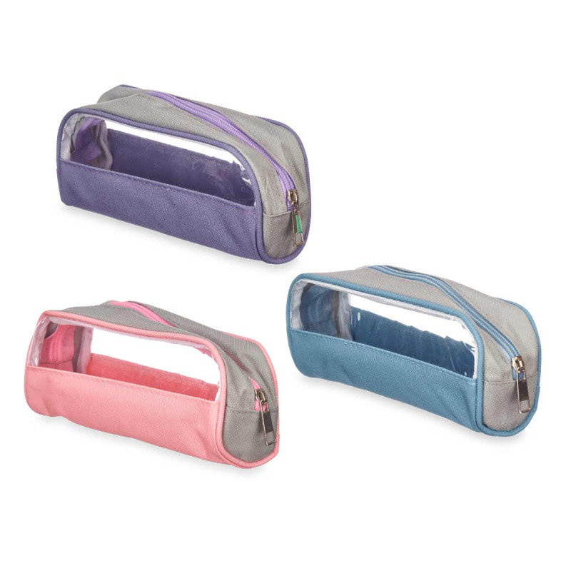 TROUSSE EN TOILE TRANSPARENT ASSORT 3