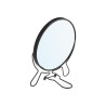 MIROIR DOUBLE FACE GROSSISSANT 14,5 CM NOIR