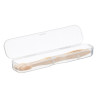 SET OF 2 BAMBOO BRUSHES COVER
