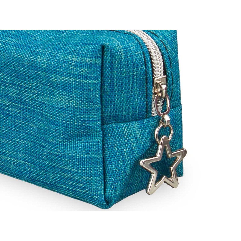 PENCIL CASE SACKCLOTH ASSORT 3 SMALL