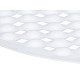 TAPIS DE DOUCHE ANTIDÉRAPANT BLANC 66X37 CM
