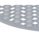 GREY ANTI-SLIP BATHROOM MAT 66X37CM