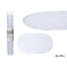 TRANSPARENT ANTI-SLIP BATHROOM MAT 66X37CM