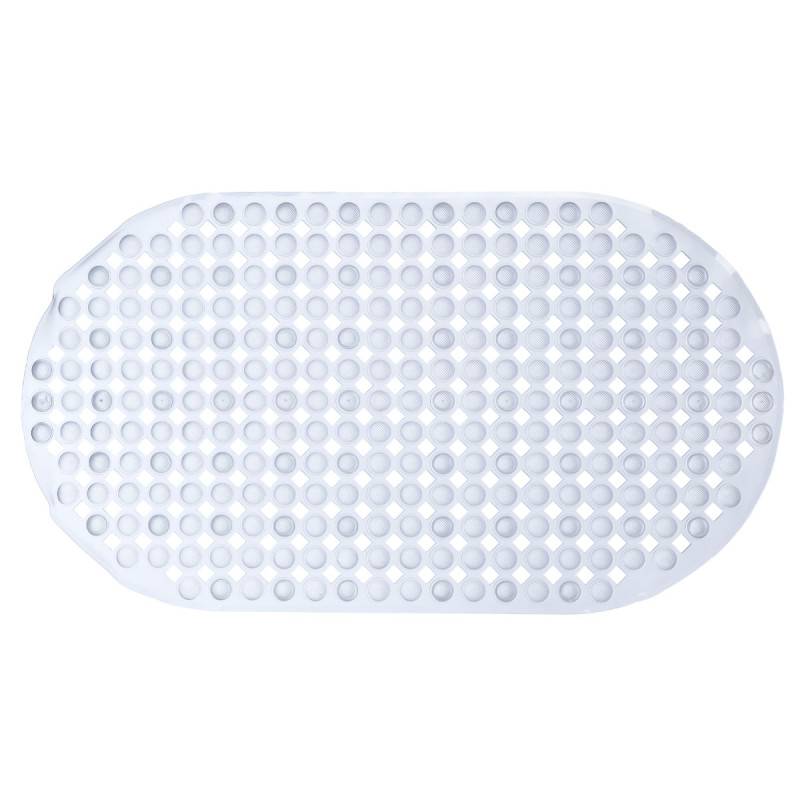 TAPIS DE DOUCHE ANTIDÉRAPANT TRANSPARENT 66X37 CM