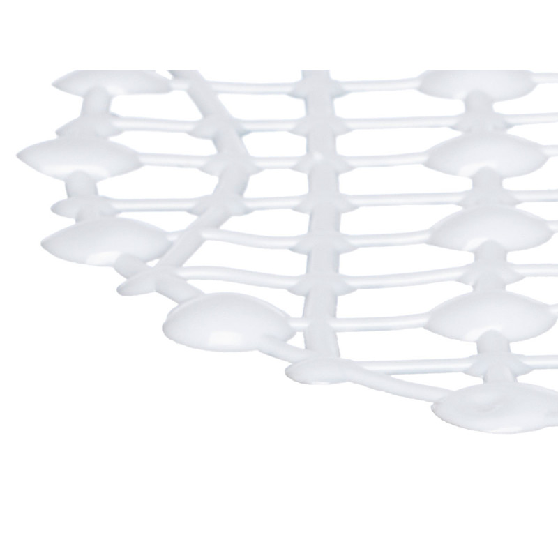 TAPIS DE DOUCHE ANTIDÉRAPANT BLANC 34X63 CM