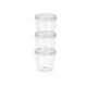 SET 3 PLASTIC JAR 360ML