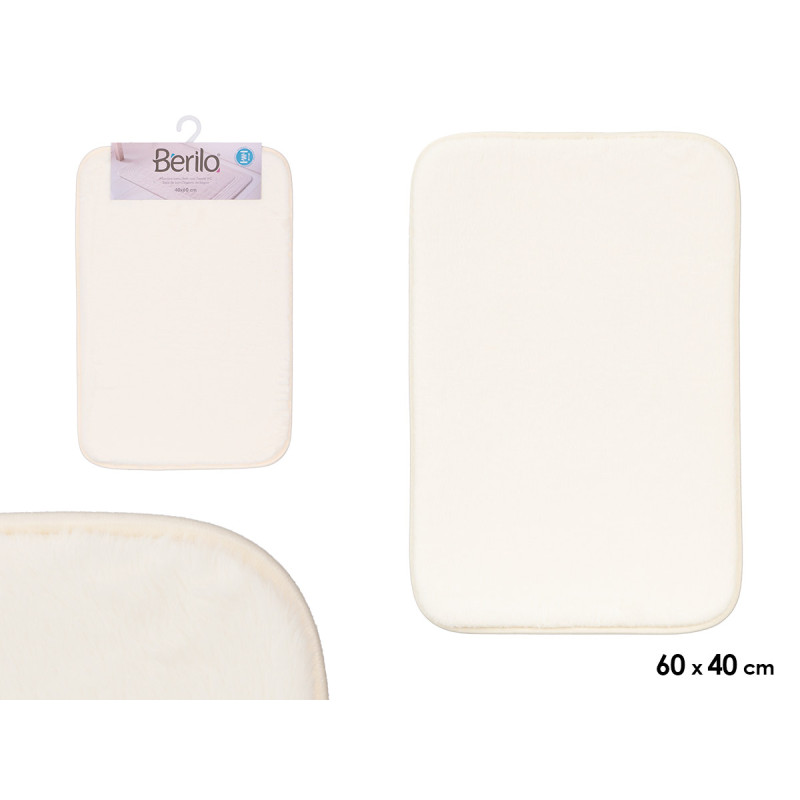 TAPIS DE BAIN VISCOÉLASTIQUE  BLANC