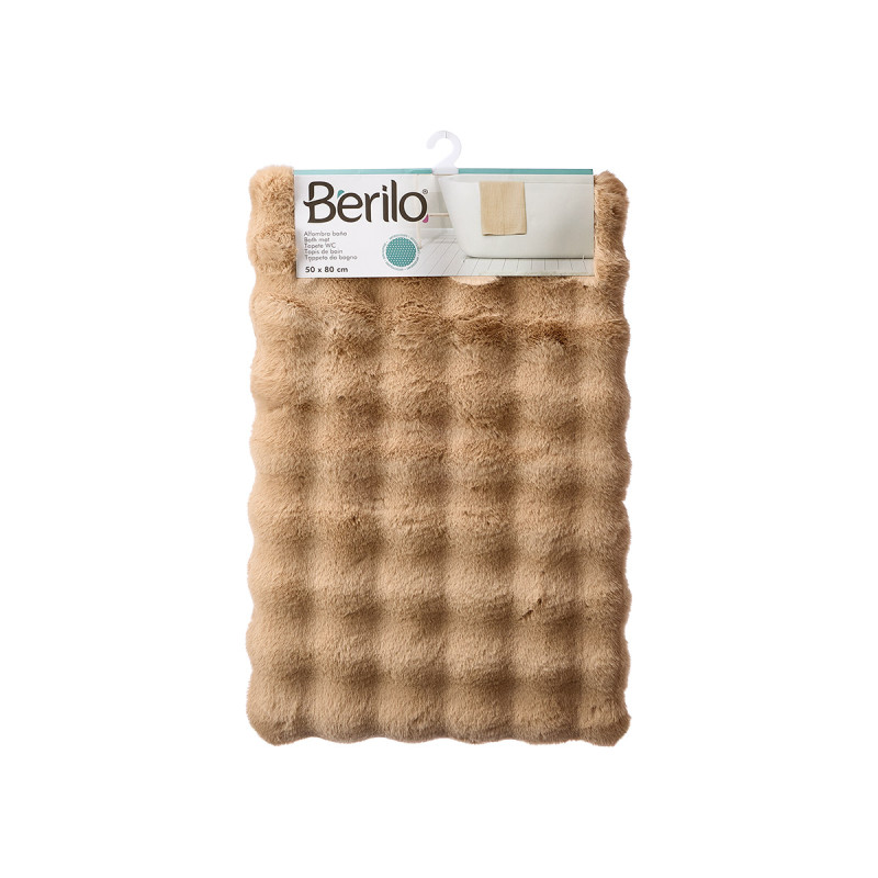 TAPPETO BAGNO MARRONE