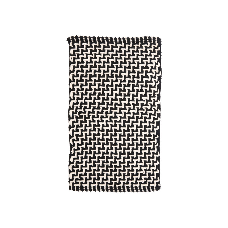 ALFOMBRA BAÑO NEGRA 50X80CM