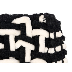 BATHROOM RUG BLACK 50X80CM 