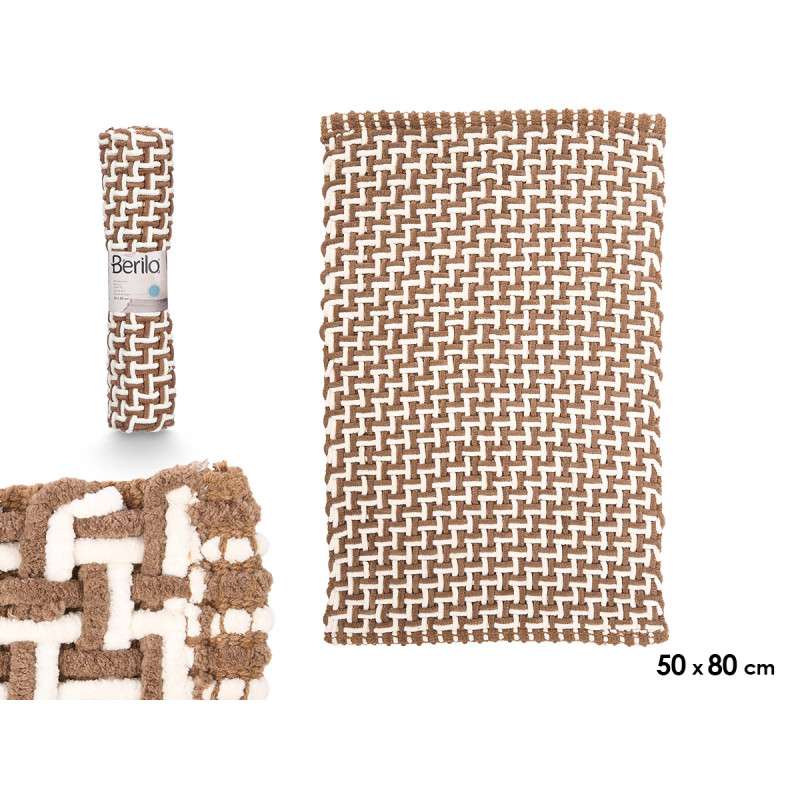 TAPETE DE WC CASTANHO 50X80CM