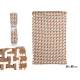 TAPPETO BAGNO MARRONE 50X80CM