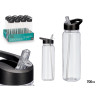BOTTIGLIA PLASTICA SPORTIVA 700ML NERA
