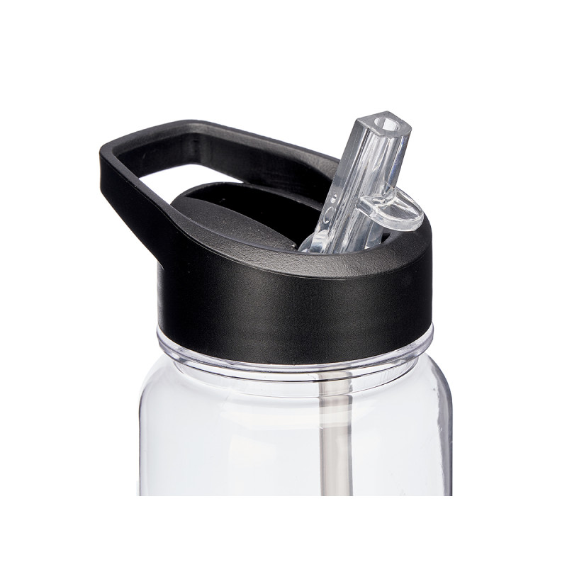 GARRAFA PLASTICO DESPORTIVA 700ML PRETA