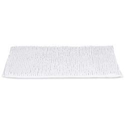 40X60CM WHITE BATHROOM RUG   