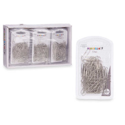 SET 100 SILVER PAPERCLIP SMALL