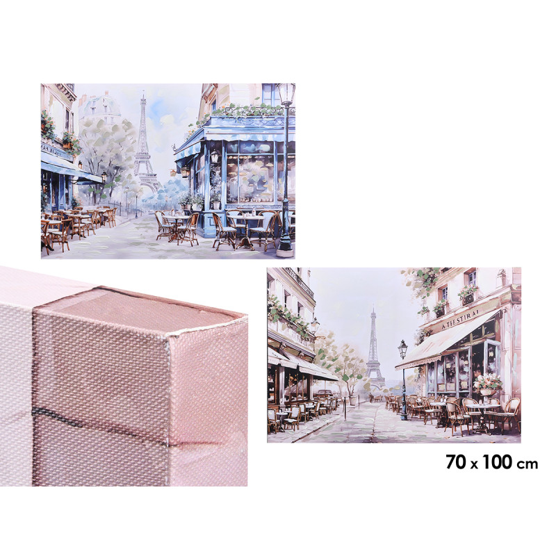 LIENZO PAISAJES PARIS SURTIDO 2 70X100CM