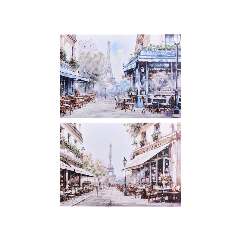 LIENZO PAISAJES PARIS SURTIDO 2 70X100CM