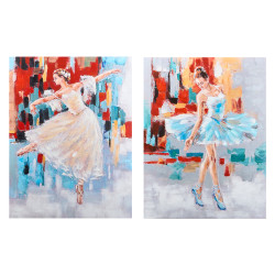 LIENZO BAILARINAS VERTICAL SURTIDO 2 90X120CM