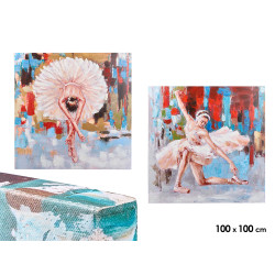 TELA BALLERINE ORIZZONTALI 2 ASSORTITI 100X100CM