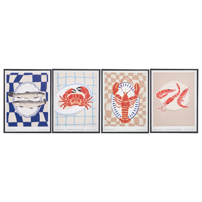 QUADRO MARE ASSORTITO 4  30X40CM