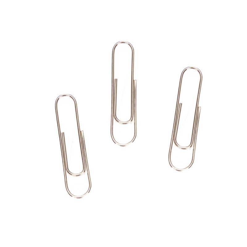 SET 90 SILVER PAPERCLIP MEDIUM