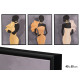 TABLEAU FEMME ASSORT 3 40X50CM