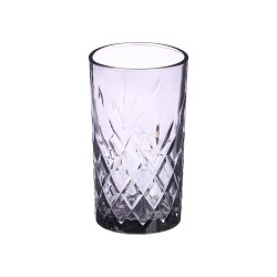 BICCHIERE STAMPATO 380ML FUMO