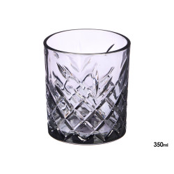 BICCHIERE TRAFORATO 350ML FUMO