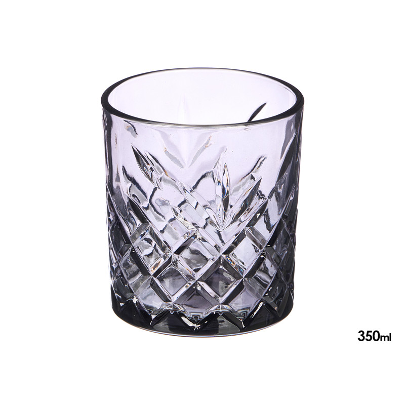 VERRE DÉCOUPÉ 350ML FUMÉ
