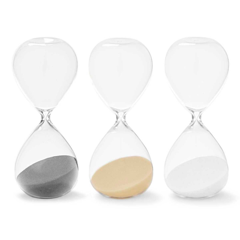 OROLOGIO SABBIA 20CM ASS 3 COL NEUTRO 30 MIN APROX