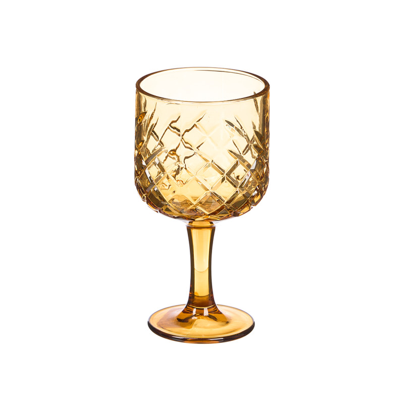 CALICE FUSTELLATO 350ML AMBRA