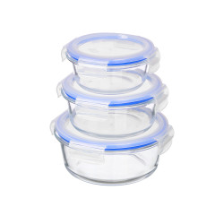 SET 3 ROUND LUNCH BOX LID