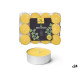 SET 24 TEALIGHT CITRONELLA 4H