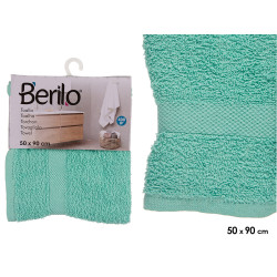 TOALHA LISA 50X90 TURQUESA