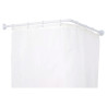 BARRE RIDEAU DOUCHE COIN 80CM 