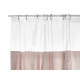 RIDEAU DE DOUCHE PEVA 180 X 180 CM TRANSP BEIGE