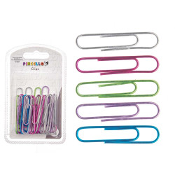 SET 30 METALLISED PAPERCLIP  LARGE
