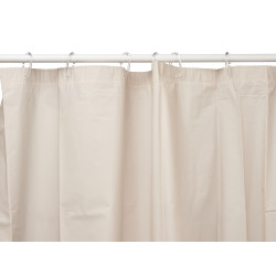 TRANSPARENT BATHROOM CURTAIN BEIGE 180x180cm