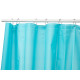 TRANSPARENT BATHROOM CURTAIN BLUE 180x180cm
