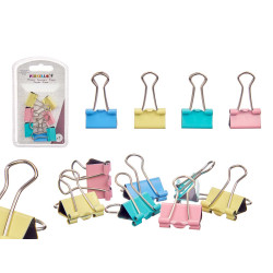 SET 7 PINZE CLIP COLOR PASTELLO PICCOLE