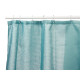 CORTINA WC POLIESTER VERDE AZUL PONTOS 180X180CM