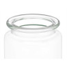 ROUND SMOOTH GLASS JAR WITH LID 250ML
