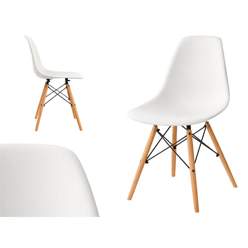 SEDIA A PALETTA DESIGN BIANCA