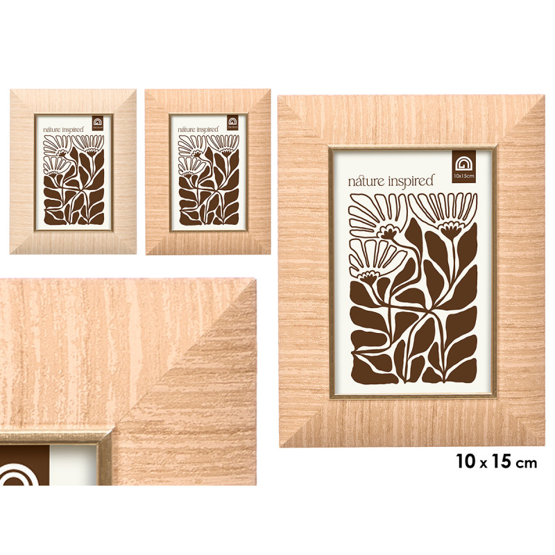 PHOTO FRAME GOLDEN EDGE ASRT 2 10X15CM