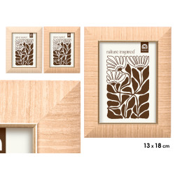 PHOTO FRAME GOLDEN EDGE ASRT 2 13X18CM